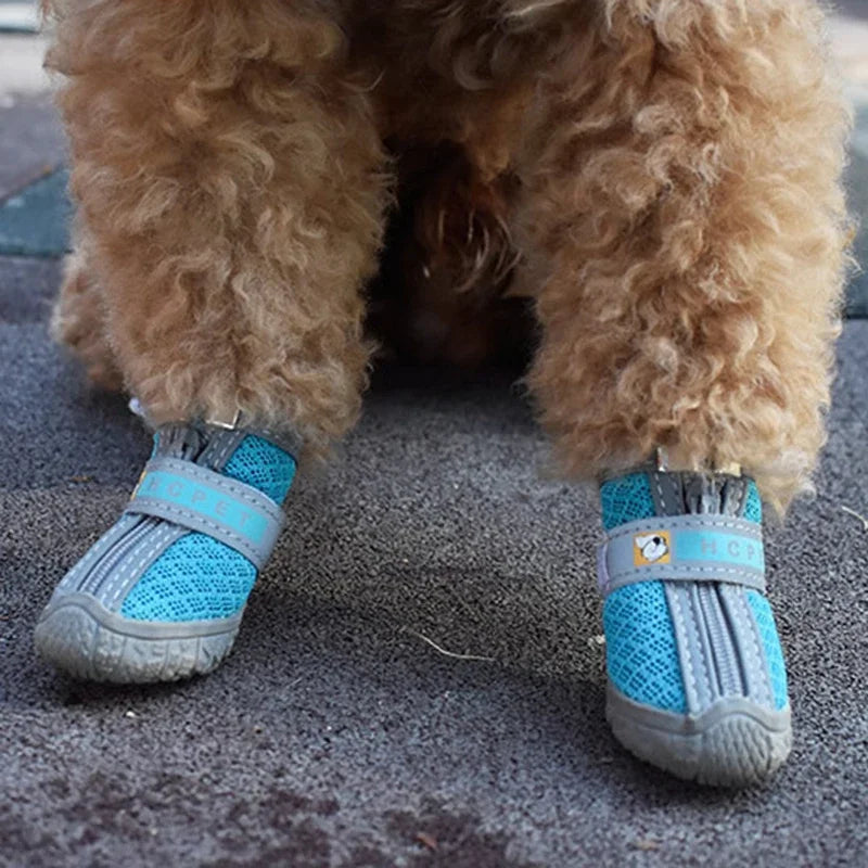 Breathable Dog Shoes Non Slip Plush Protection Paw Boots