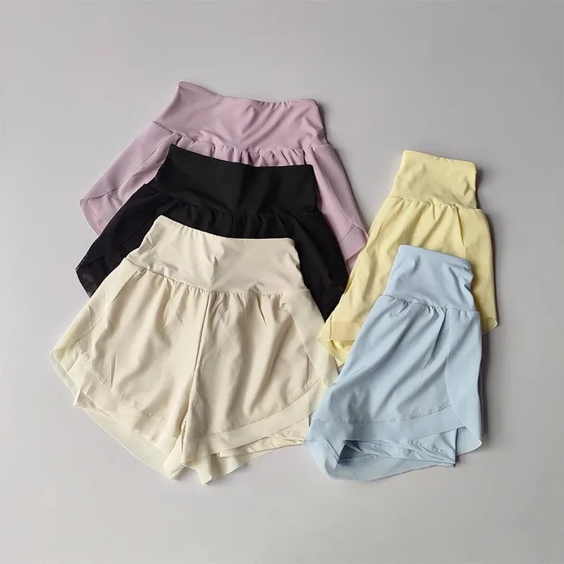 Women’s 2-In-1 Quick-Dry Mesh Shorts Running And Yoga
