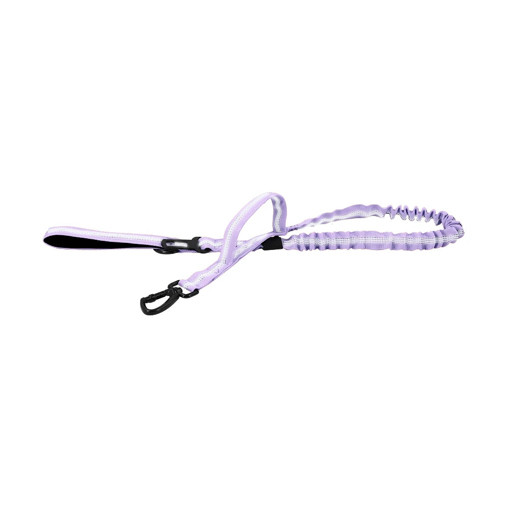 PETRAVEL Military Dog Leash With Quick Release Adjustable Elastic Rope