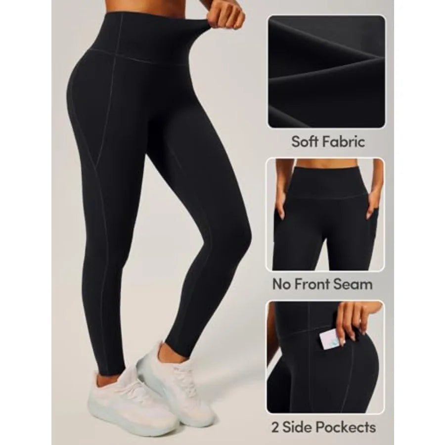 IUGA Invisible Scrunch Butt Lifting Leggings With Pockets Tummy Control