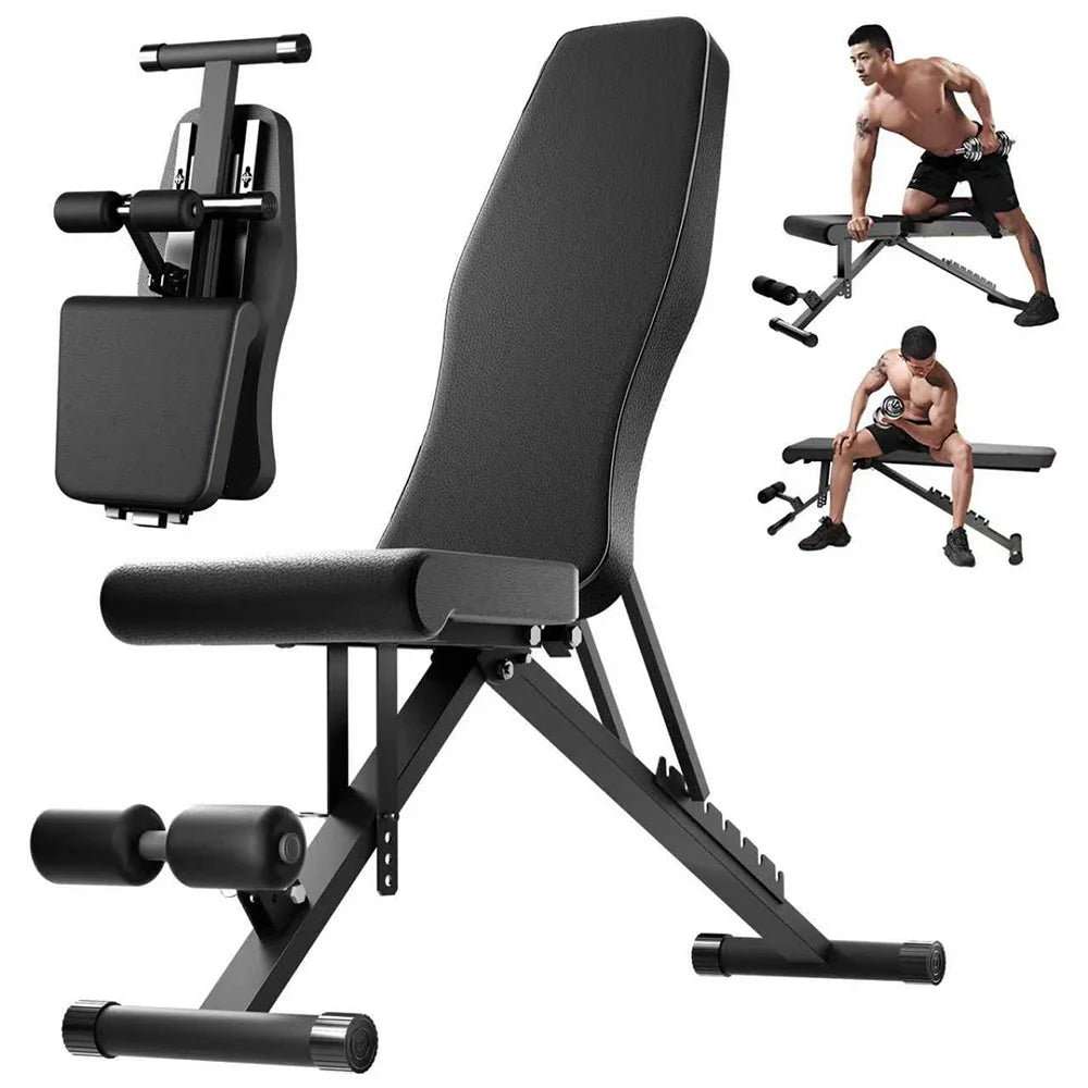 Adjustable Foldable Weight Bench For Full Body Dumbbell Training