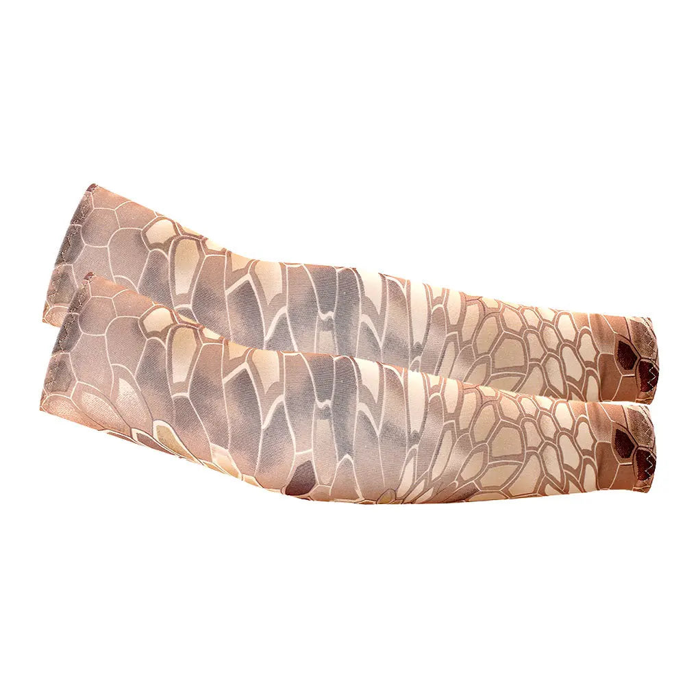 Unisex Cooling Arm Sleeves UV Sun Protection For Running
