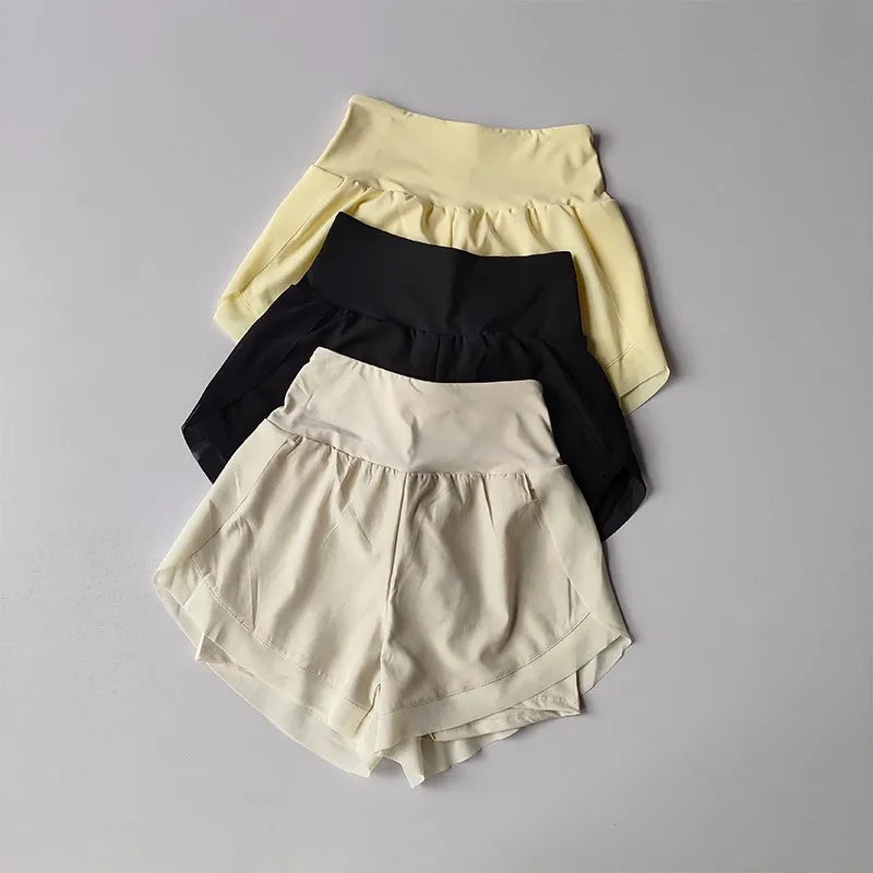 Women’s 2-In-1 Quick-Dry Mesh Shorts Running And Yoga