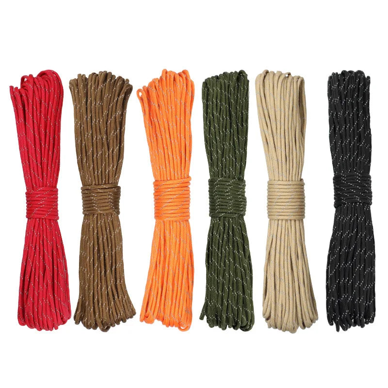 Noble Eagle Reflective Paracord 550 Military 7 Strand Rope Tactical Cord