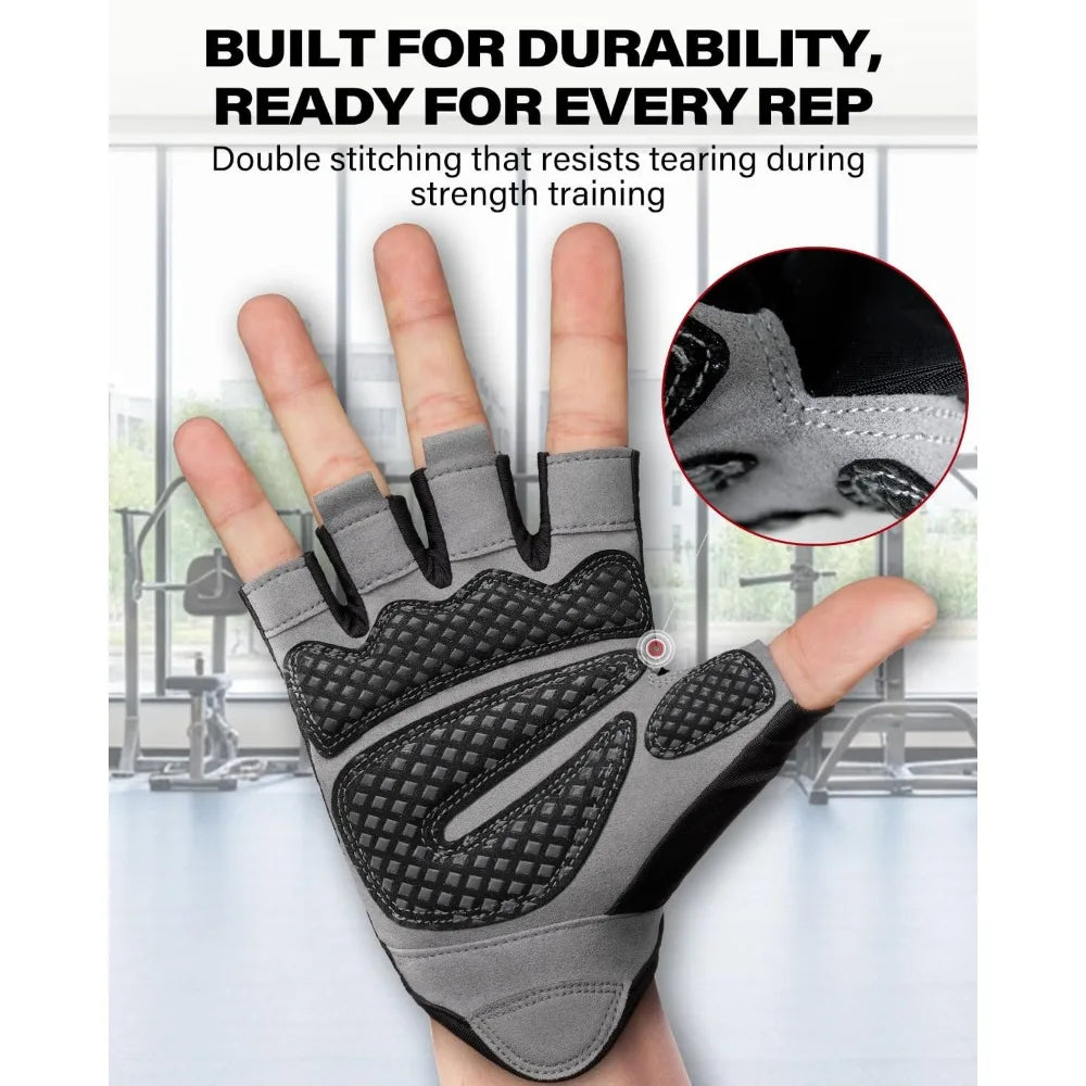 Premium Workout Gloves With Enhanced Grip And Wrist Support For Gym