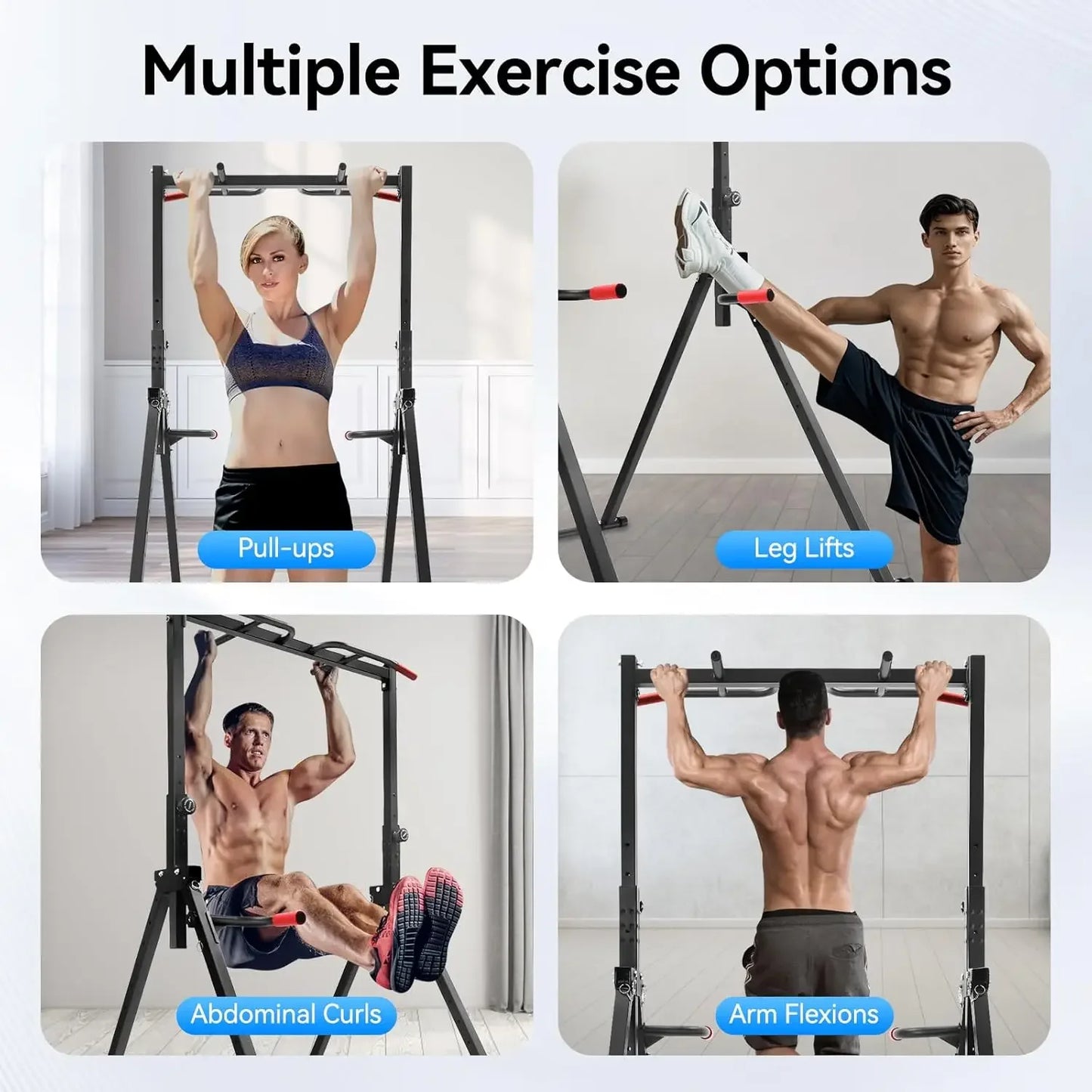 Power Tower Pull Up Bar Dip Bar Home Training Station