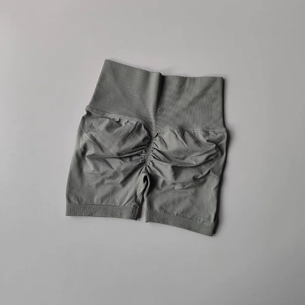 SKINOFSKIN Peach Hip Lifting Sports Shorts High Waist Tightening