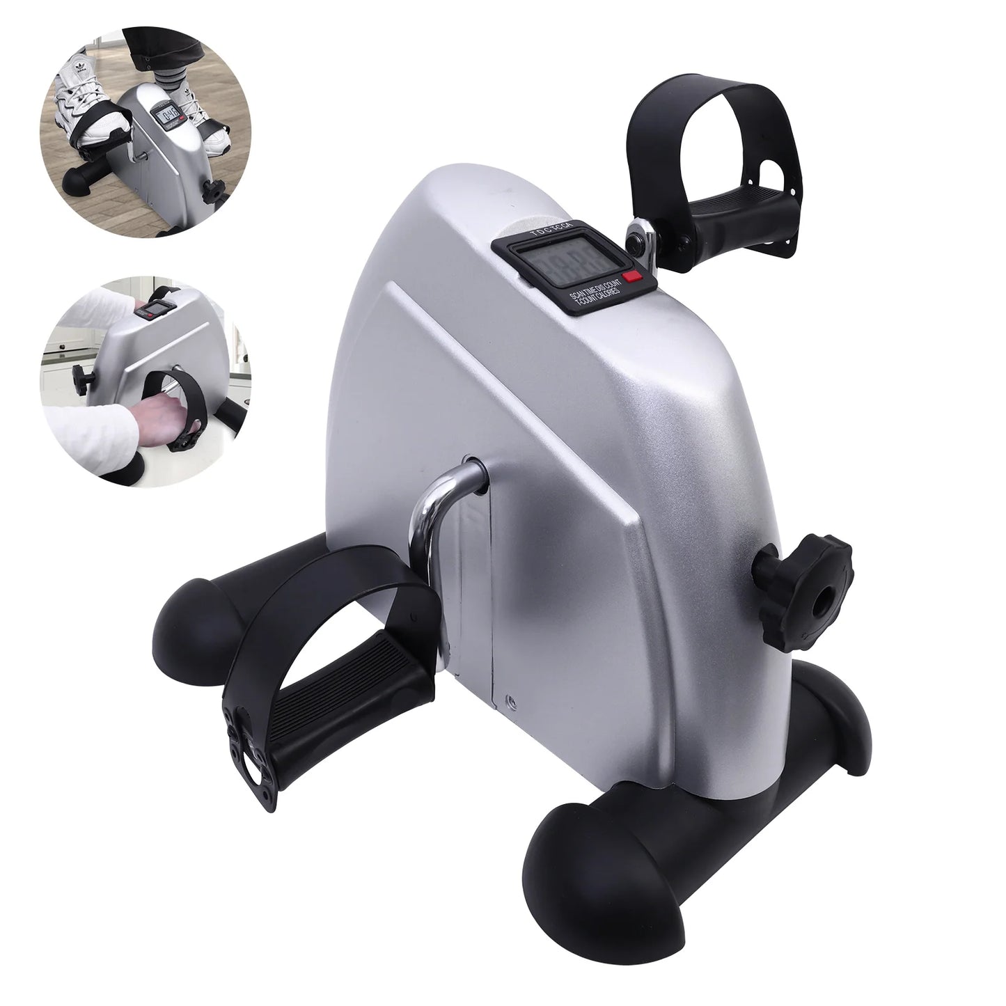 Under Desk Pedal Exerciser Motorized With LCD Display For Leg Arm Knee