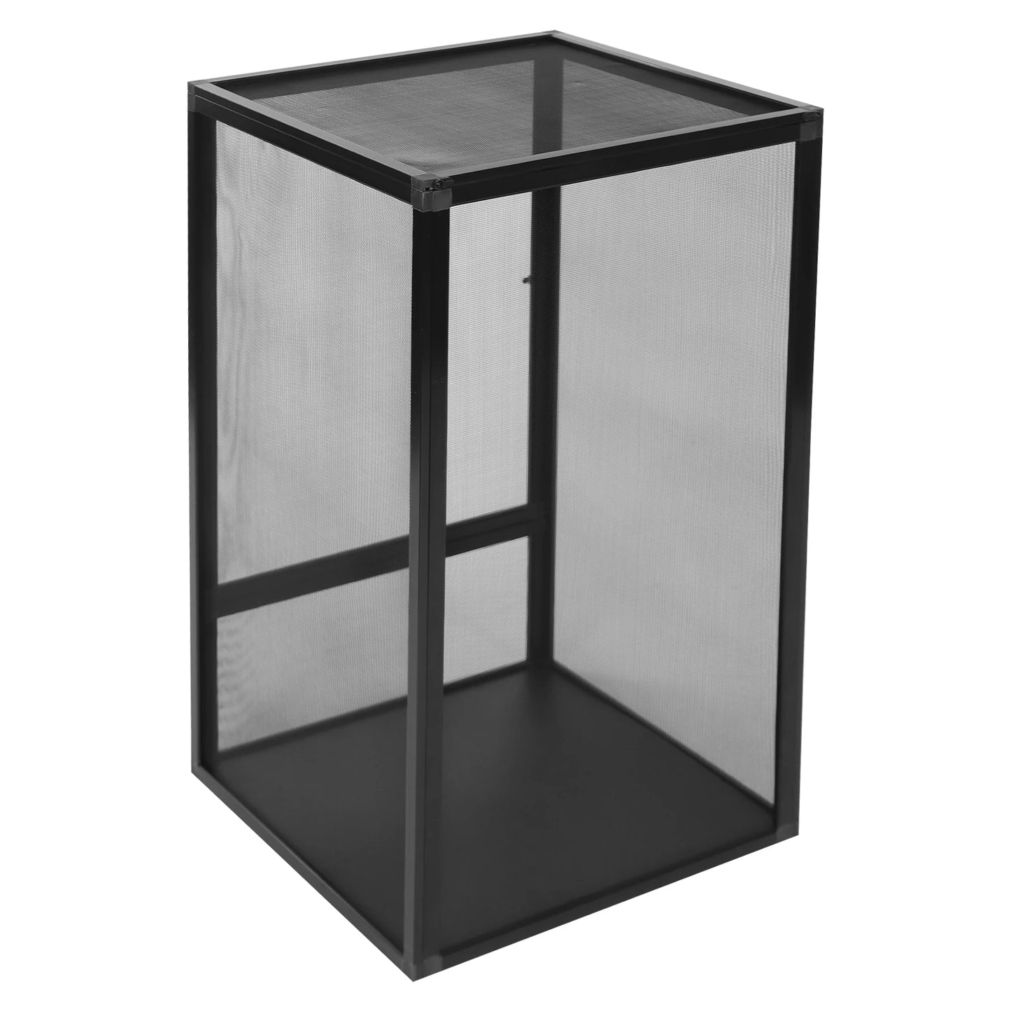 Reptile Feeding Box and Net Enclosure for Chameleons