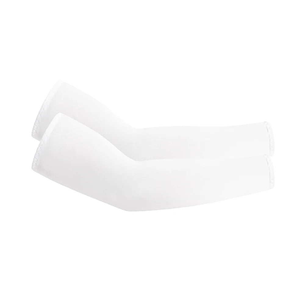 Unisex Cooling Arm Sleeves UV Sun Protection For Running