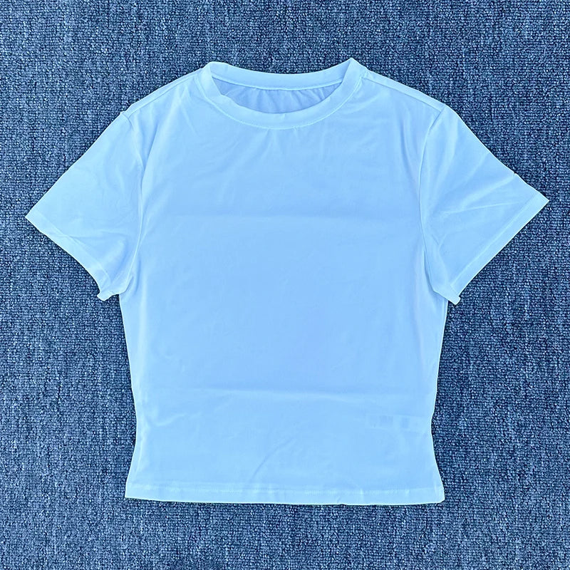 SDFHSFH Women's Quick Dry Breathable Sports Shirt For Running Yoga