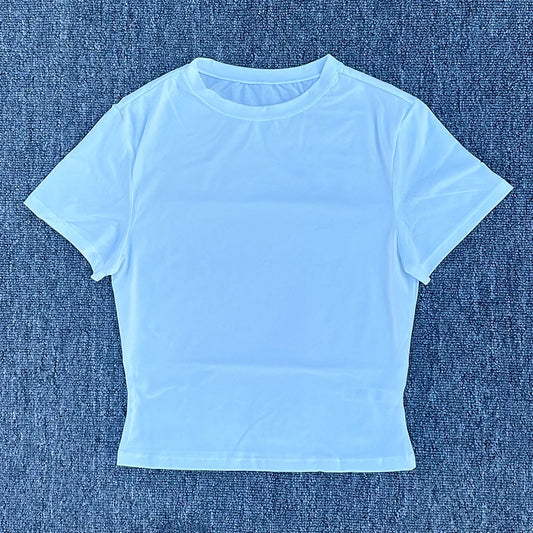 SDFHSFH Women's Quick Dry Breathable Sports Shirt For Running Yoga
