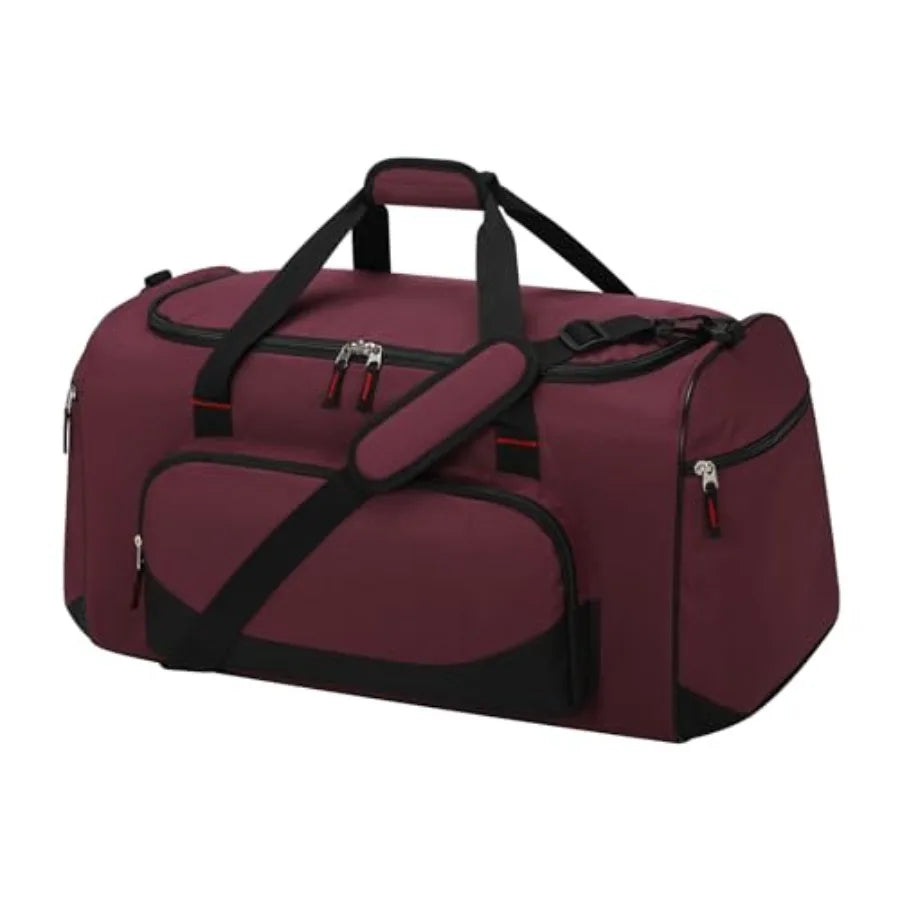 Nylon Gym Duffle Bag Heavy Duty With Multiple Pockets