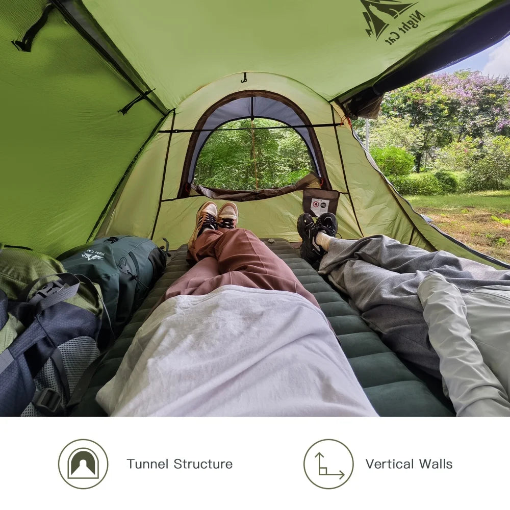 Night Cat Pop Up Tent With Mosquito Net For Camping
