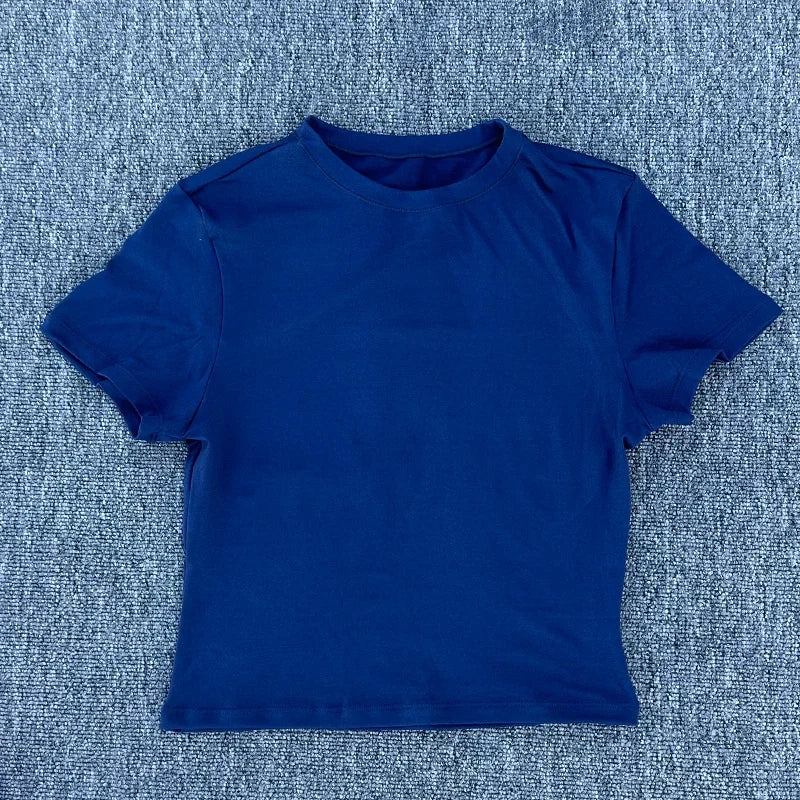 SDFHSFH Women's Quick Dry Breathable Sports Shirt For Running Yoga