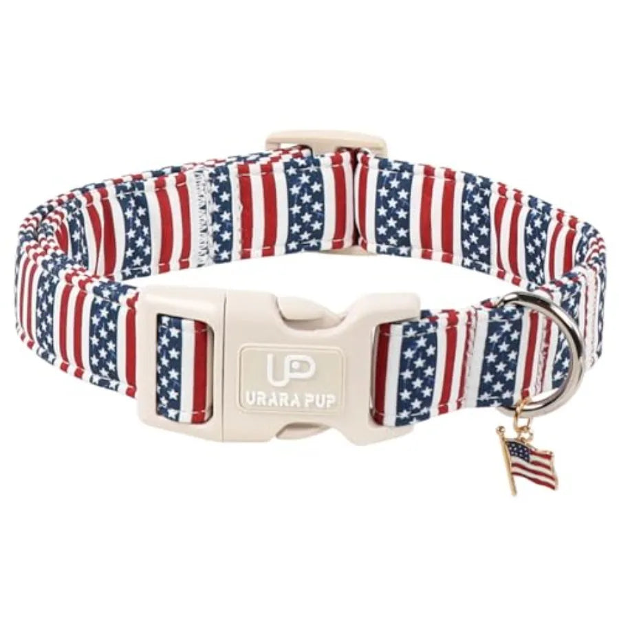 Fruit Pattern Cotton Dog Collar Adjustable Lightweight Durable