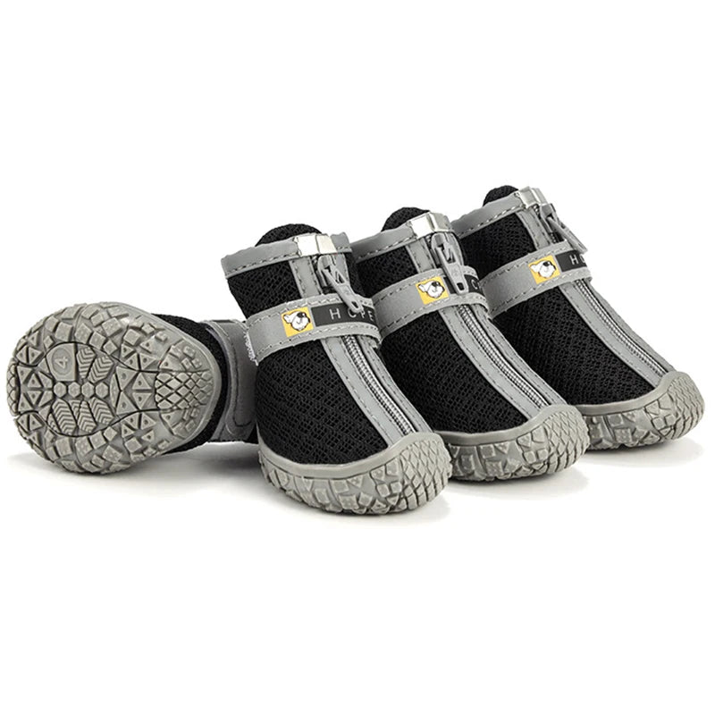 Breathable Dog Shoes Non Slip Plush Protection Paw Boots
