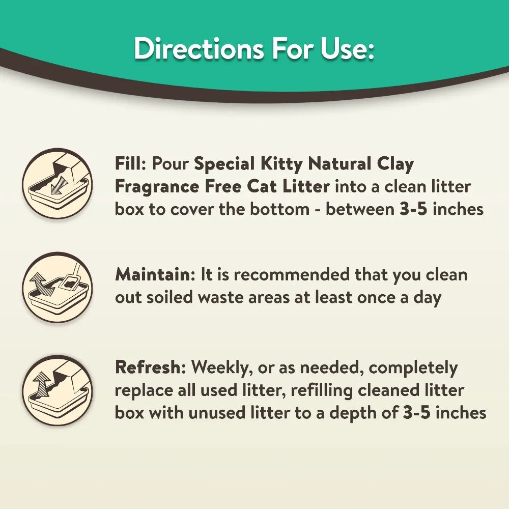Special Kitty Clumping Cat Litter Fresh Scent Four Pack