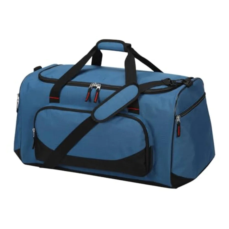 Nylon Gym Duffle Bag Heavy Duty With Multiple Pockets