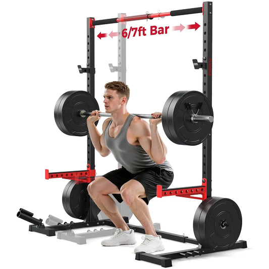 Stainless Steel Squat Rack With Pull Up Bar 900 Pounds