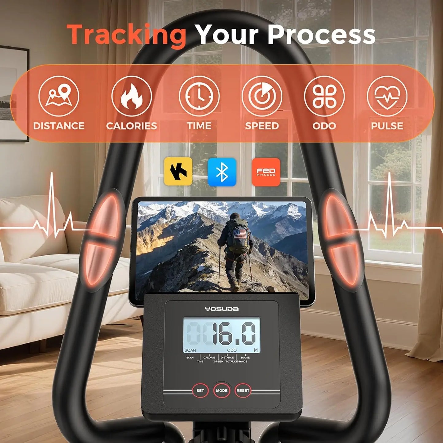 YOSUDA 3-In-1 Elliptical Exercise Machine For Home Use