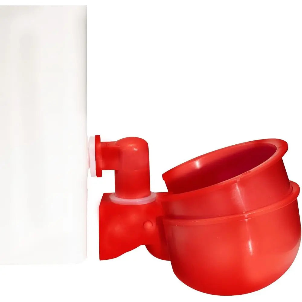 Twin Cup Chicken Waterer and Feeder Set for Coop Farms