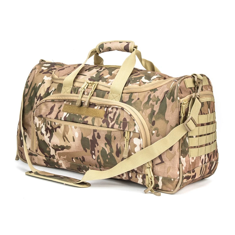 LQARMY Waterproof Gym Bag Military Tactical Duffle