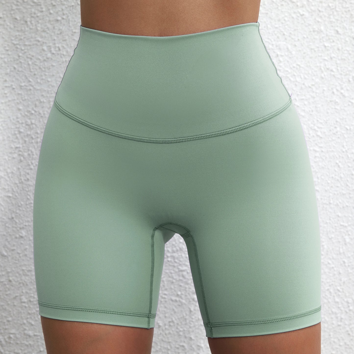 Women High Waist Yoga Shorts With Pocket For Fitness Training