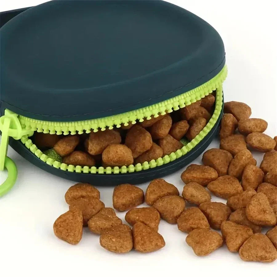 Silicone Dog Training Pouch Waterproof Snack Bag For Training