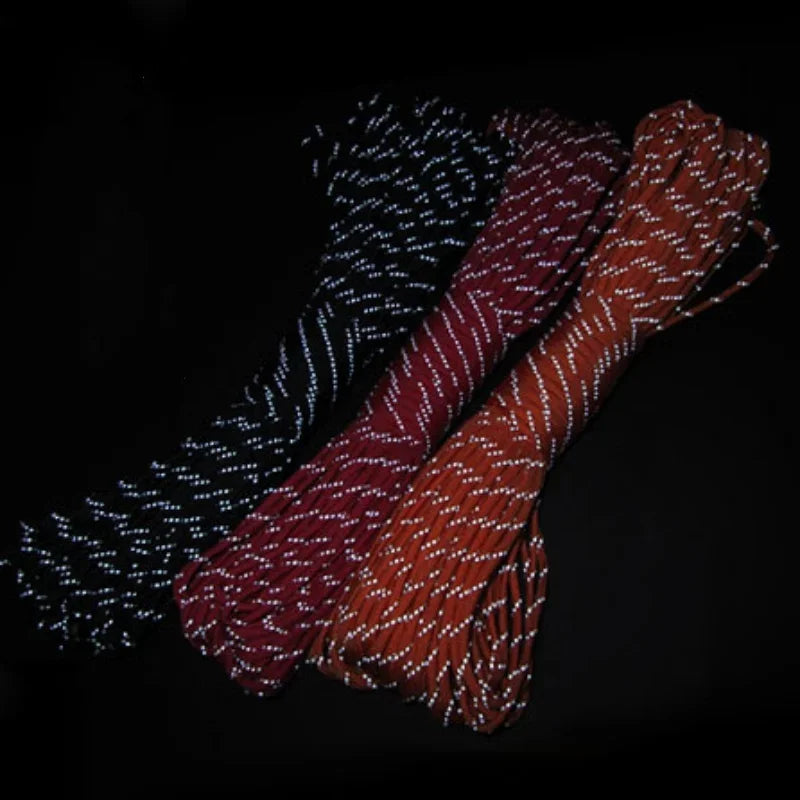 Noble Eagle Reflective Paracord 550 Military 7 Strand Rope Tactical Cord