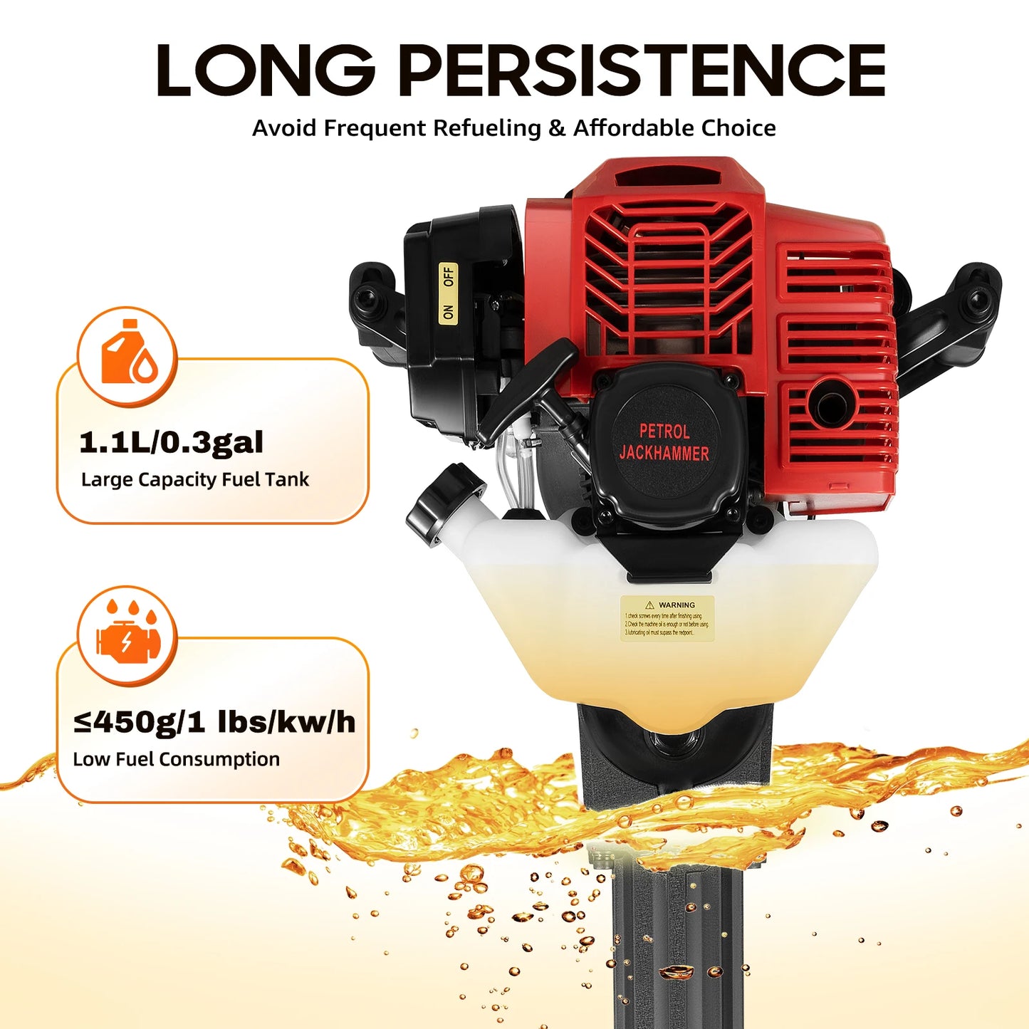Bymaocar 1900W Garden Tree Digger Shovel Root Tool