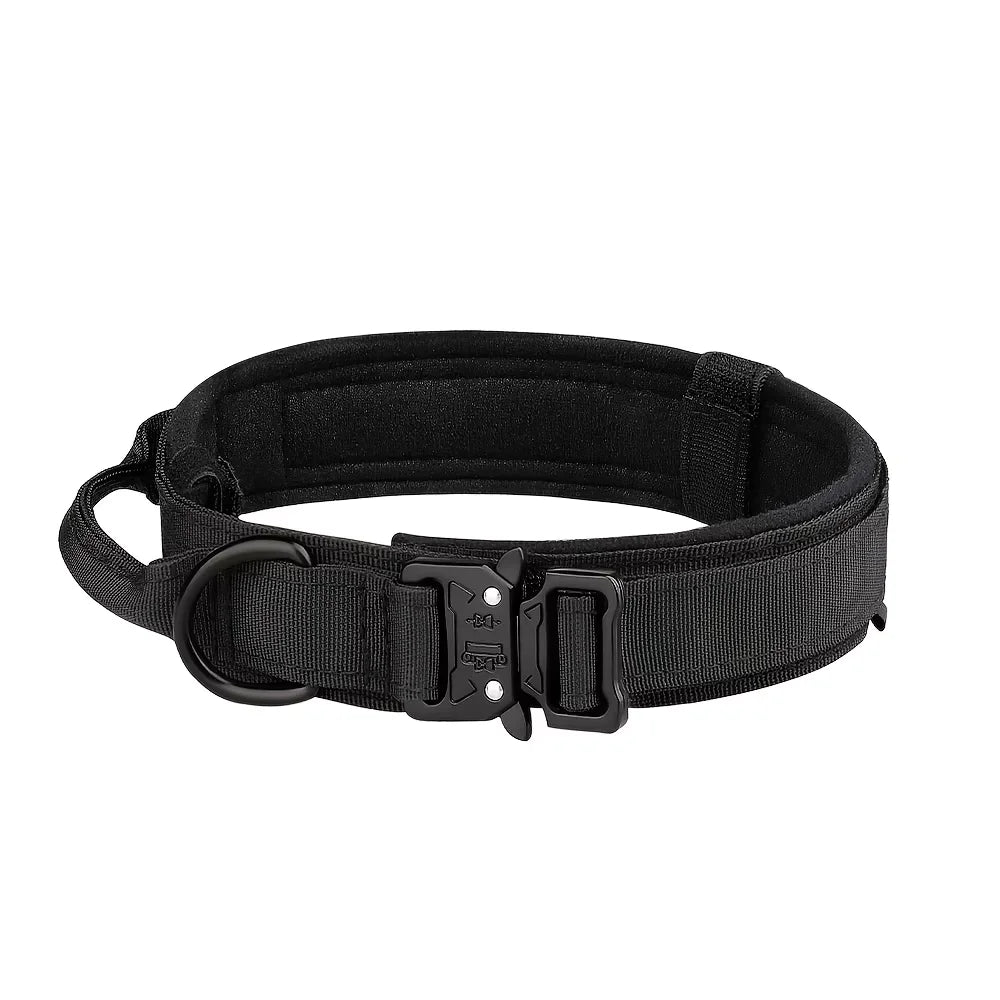 Adjustable Tactical Dog Training Collar And Leash Set With Handle