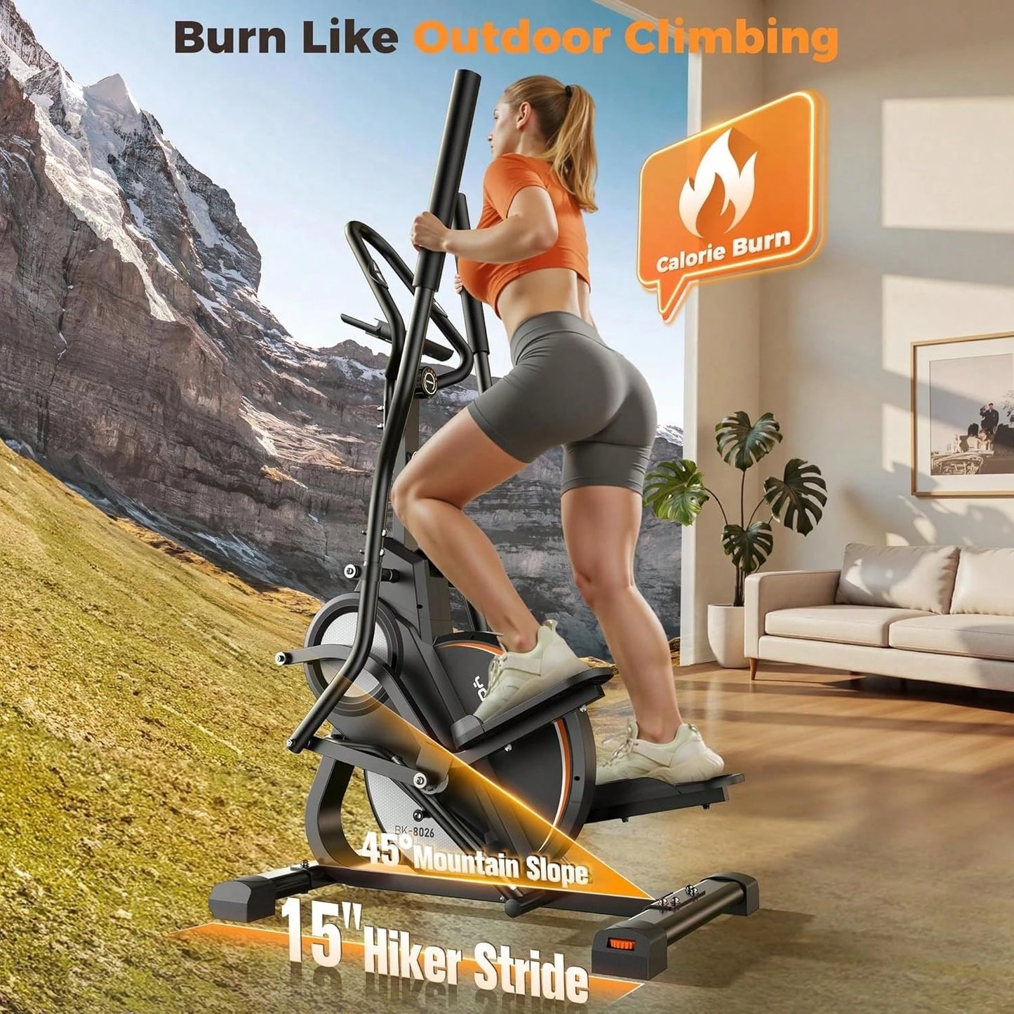 YOSUDA Cardio Climber 3 in 1 Elliptical Cross Trainer