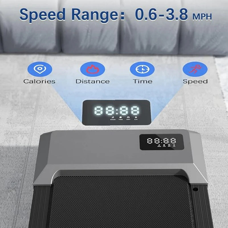 Superun 300lbs Home Treadmill 2in1 Walking Running Machine