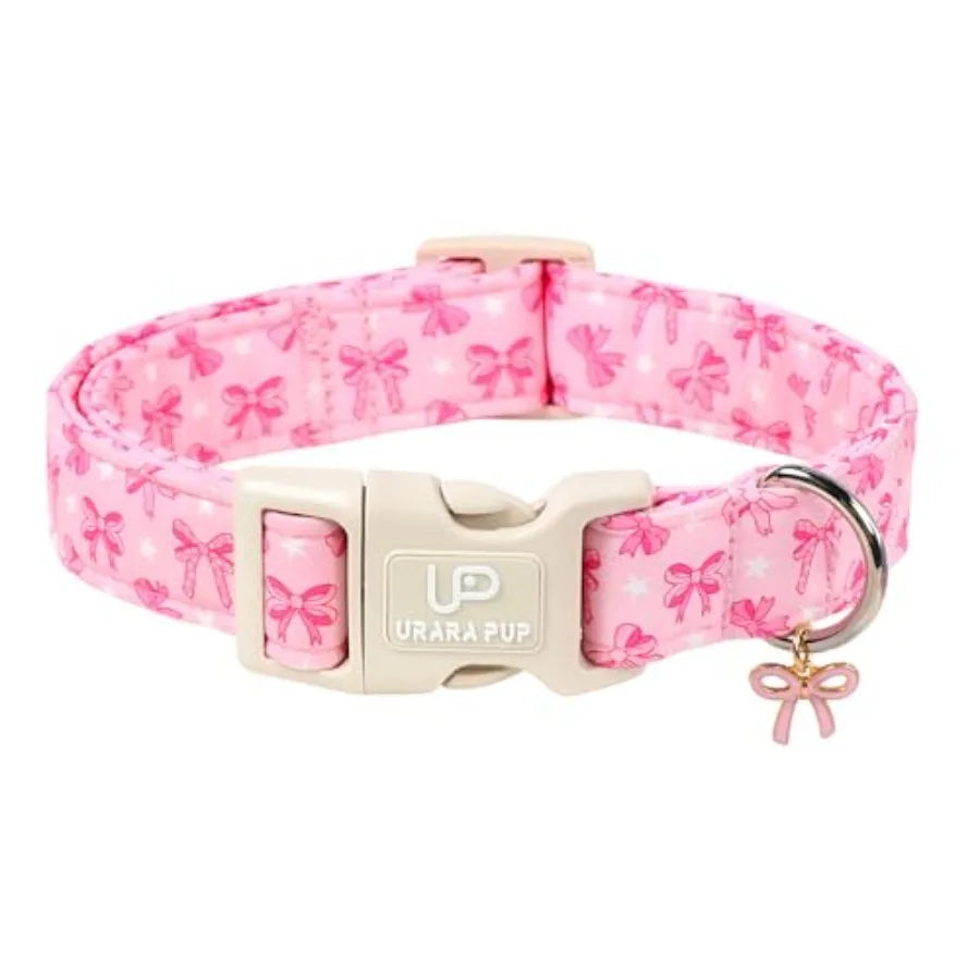 Fruit Pattern Cotton Dog Collar Adjustable Lightweight Durable