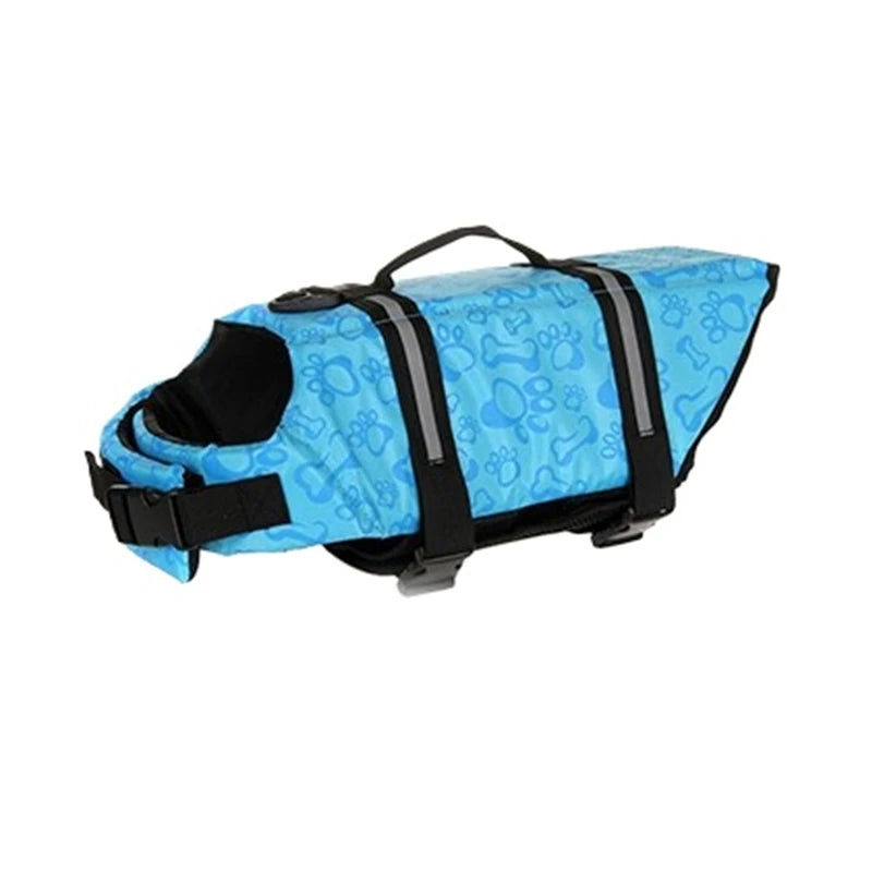 Dog Reflective Life Jacket Adjustable Safety Vest For Outdoors