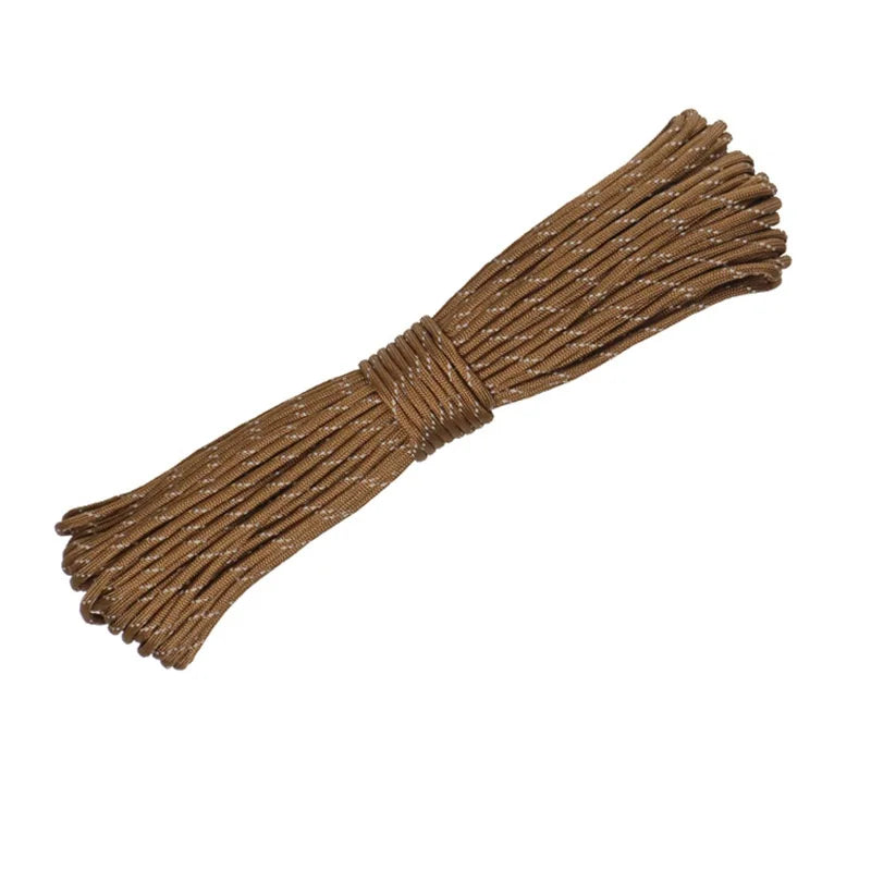 Noble Eagle Reflective Paracord 550 Military 7 Strand Rope Tactical Cord