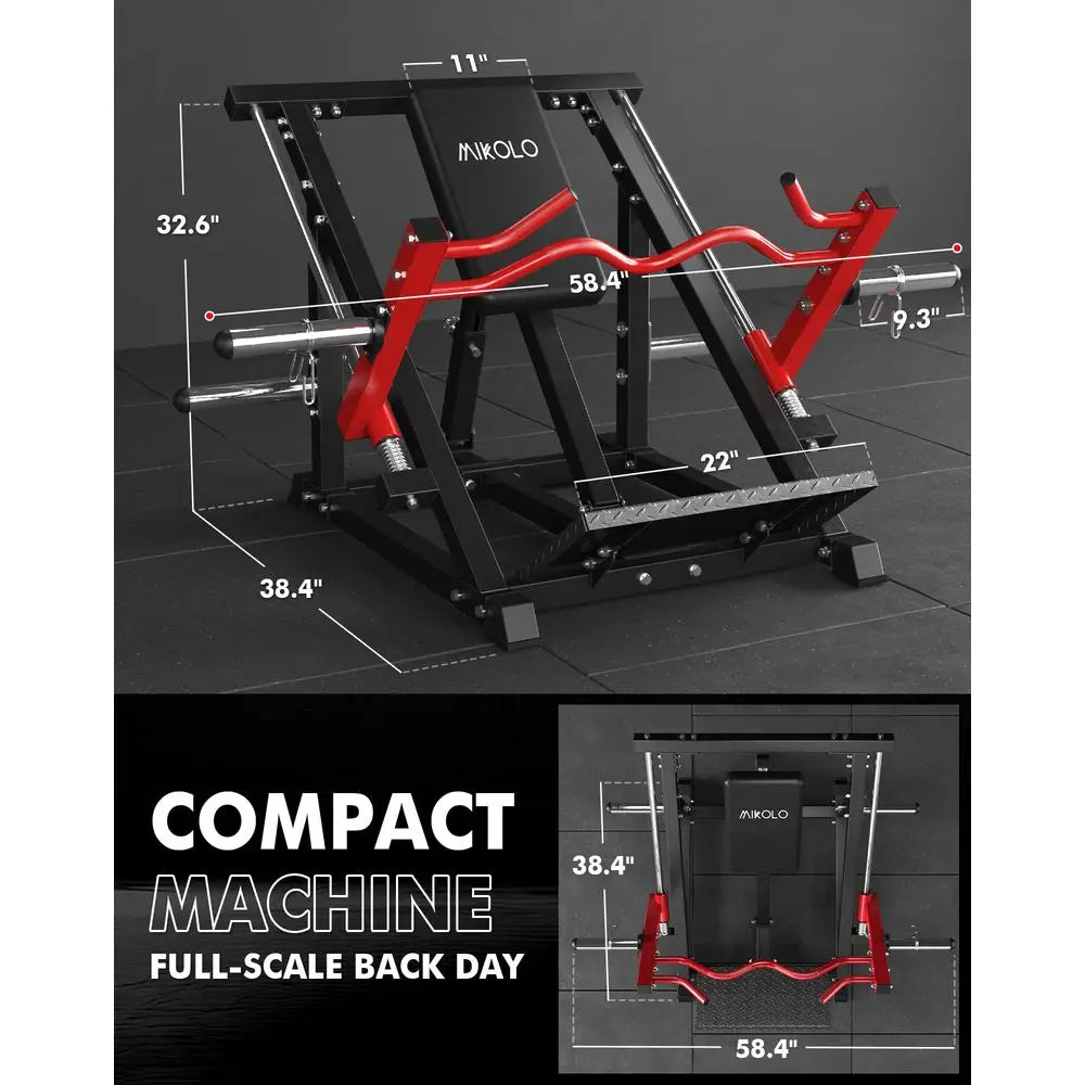 YTYIN Linear Row Machine For Back Workout And LAT Training