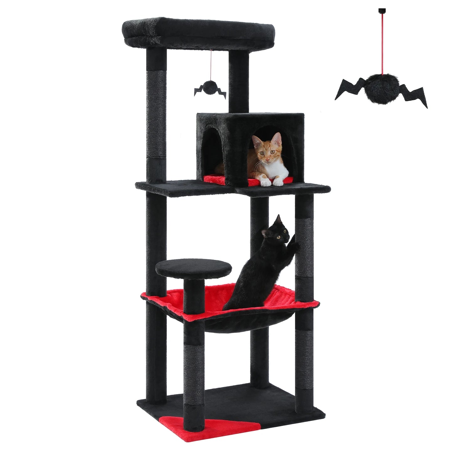 PAWZ Road Gothic Cat Tree for Indoor Cats With Tower