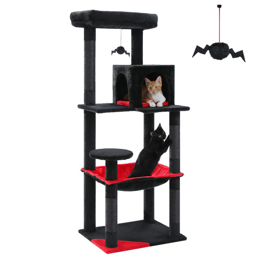PAWZ Road Gothic Cat Tree for Indoor Cats With Tower