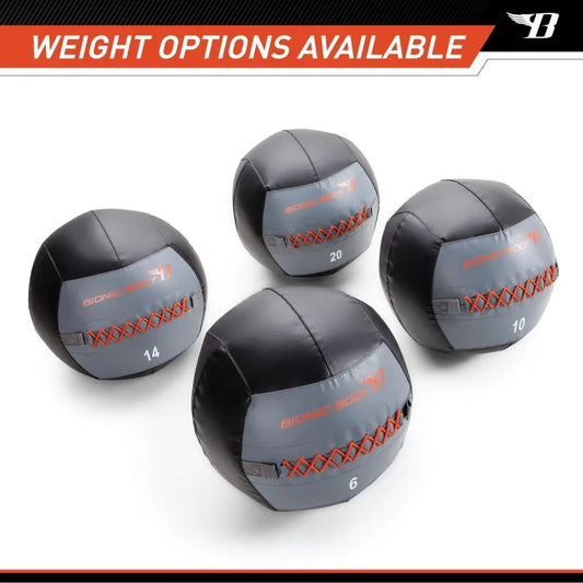 Bionic Body Weighted Slam Wall Ball for Cardio and Core
