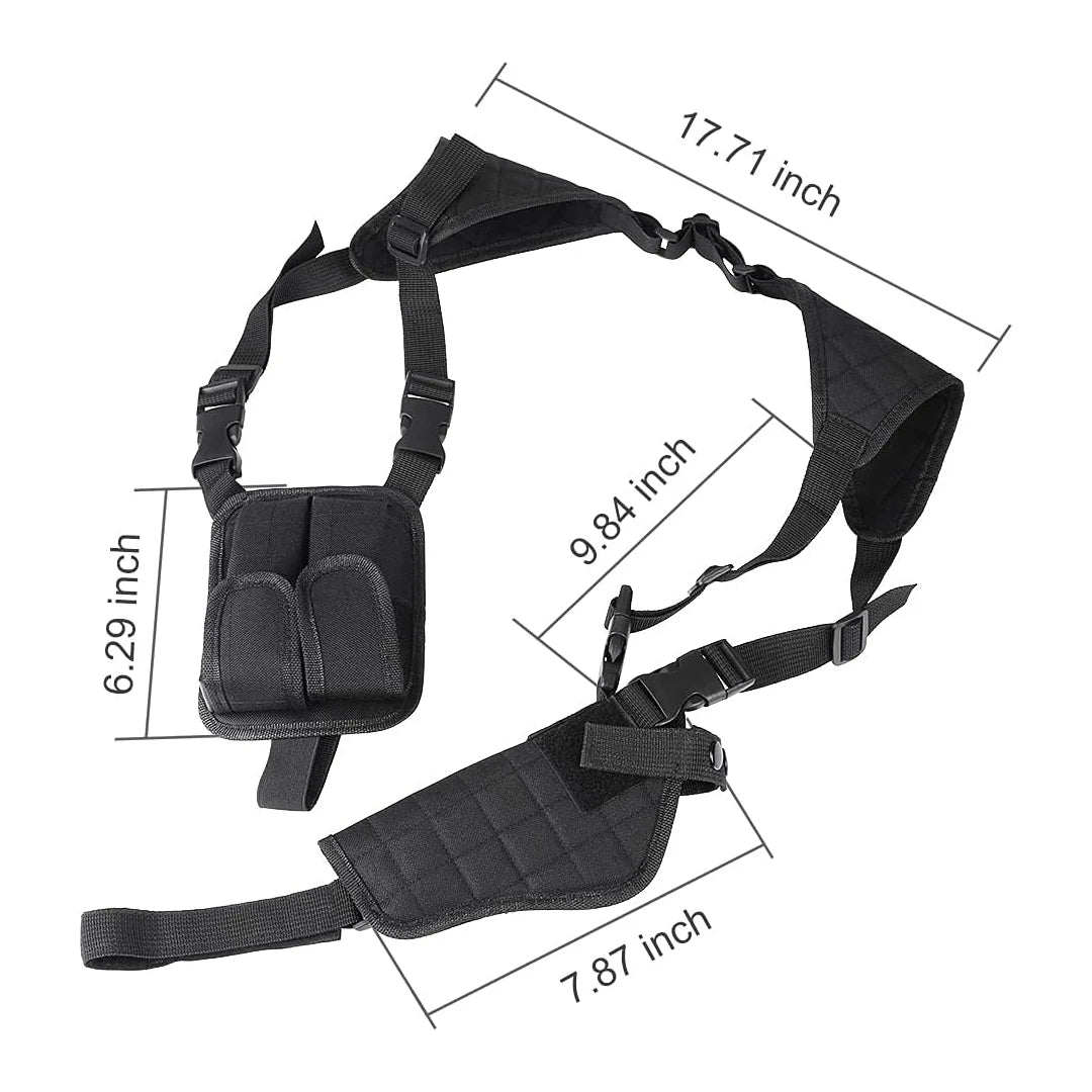 Shoulder Holster Airsoft Vertical Gun Holster Adjustable for Pistols