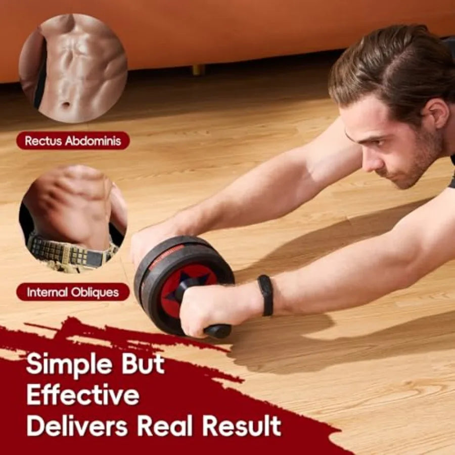 Ab Roller Wheel Designed For Abs Workout With Knee Pads