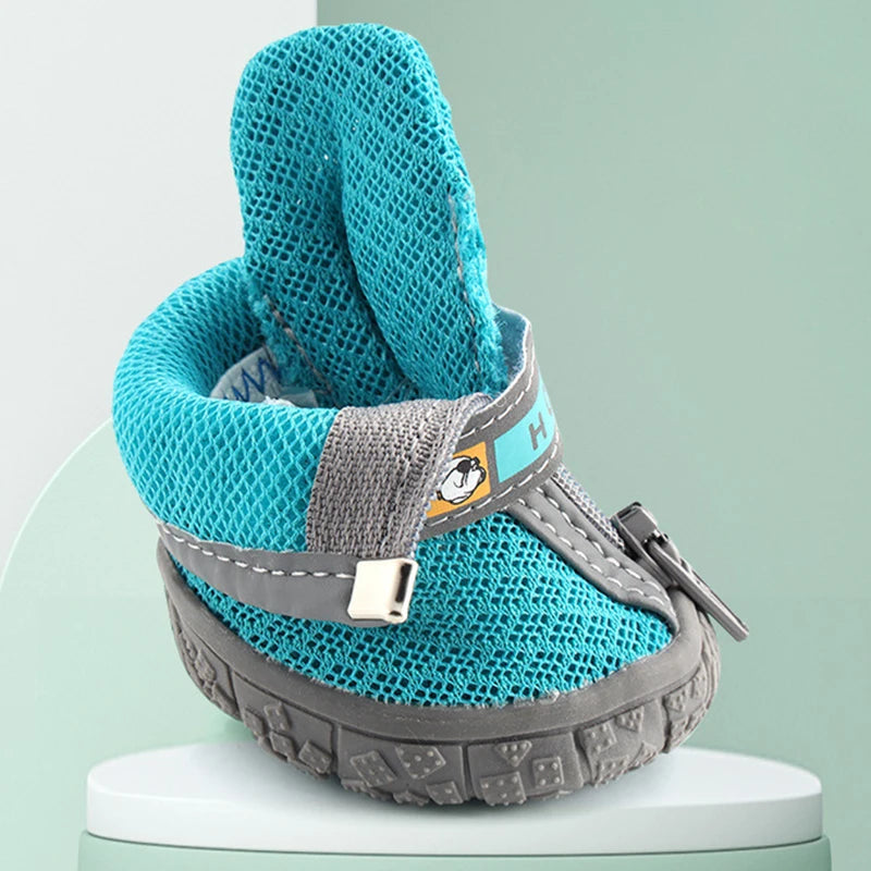 Breathable Dog Shoes Non Slip Plush Protection Paw Boots