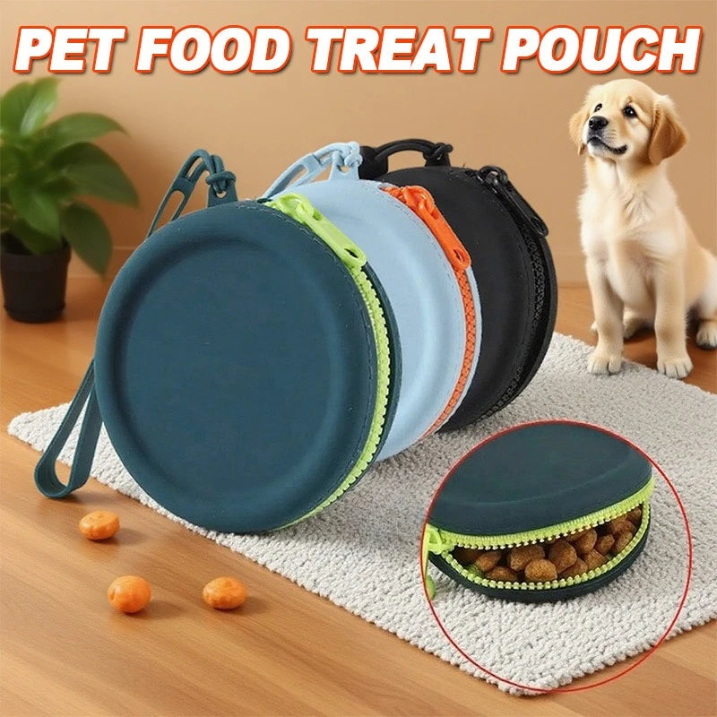 Silicone Dog Training Pouch Waterproof Snack Bag For Training