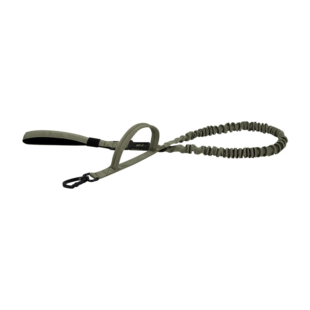 PETRAVEL Military Dog Leash With Quick Release Adjustable Elastic Rope