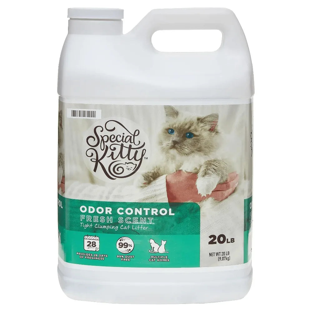 Special Kitty Clumping Cat Litter Fresh Scent Four Pack