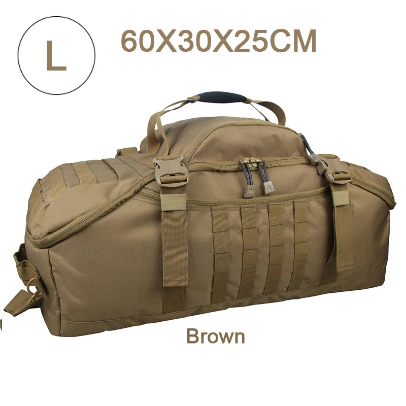 LQARMY Tactical Travel Bag Molle Duffle For Camping