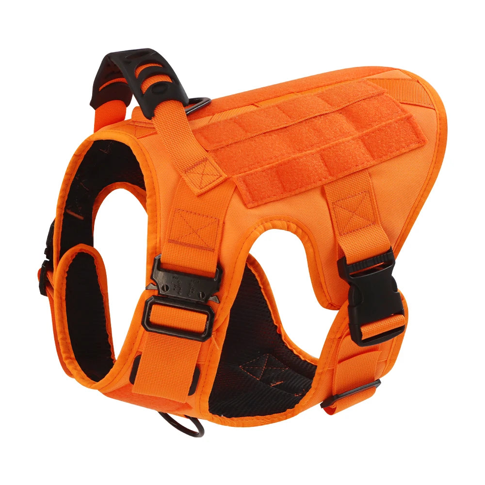 PETRAVEL Military Camouflage Dog Harness Adjustable Tactical Vest