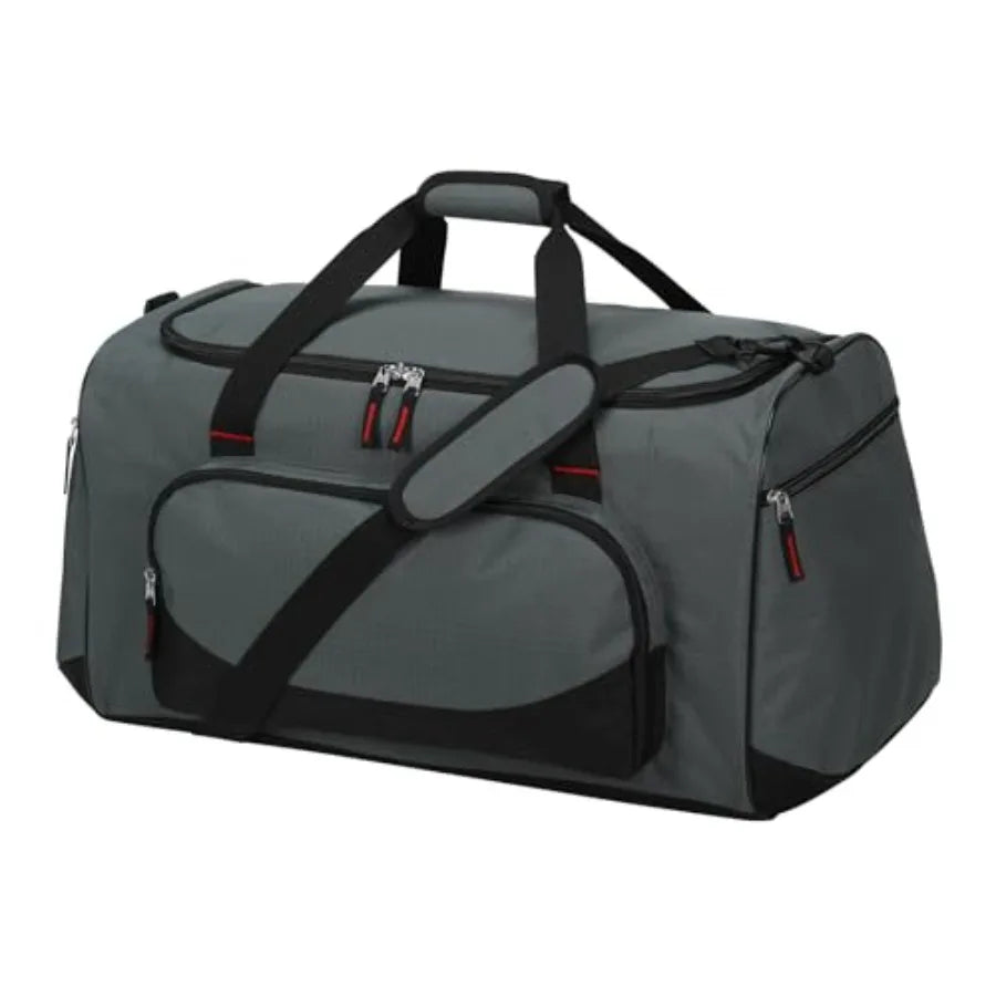 Nylon Gym Duffle Bag Heavy Duty With Multiple Pockets